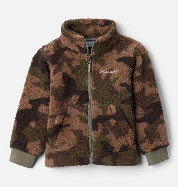 Columbia Rugged Ridge Sherpa Fleece Jacket Brown For Boys NZ78314 New Zealand